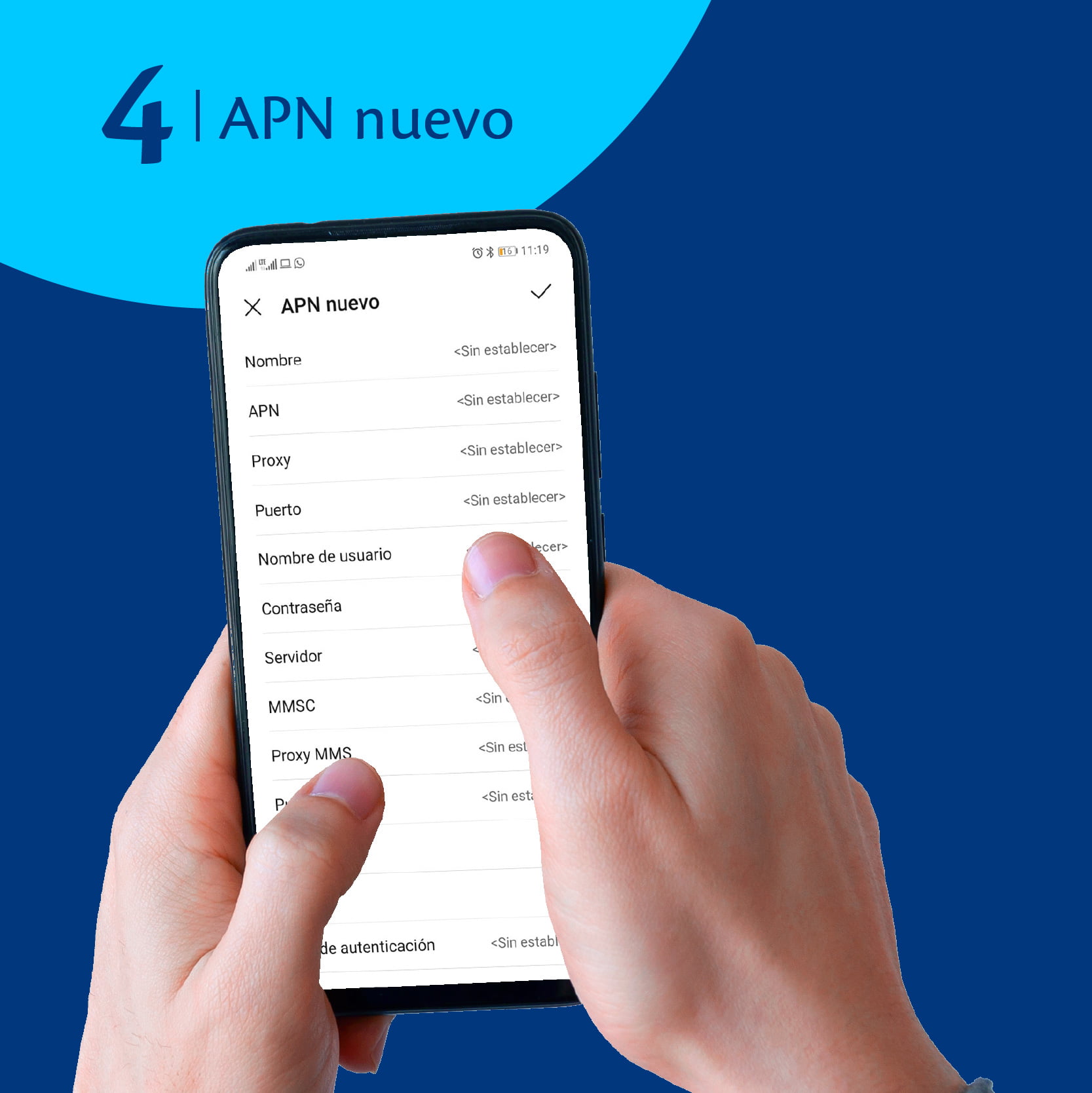 configurar los apn de un celular